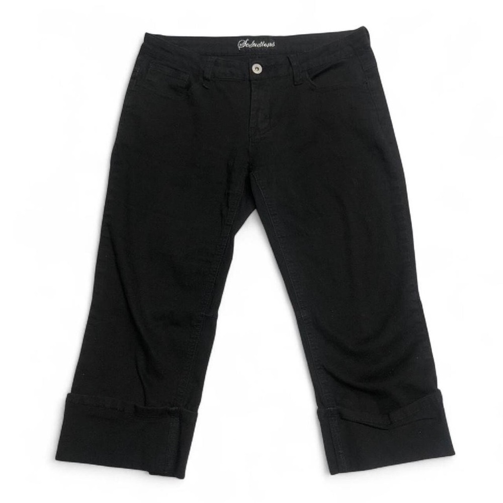 Y2K Seductions Black Capris